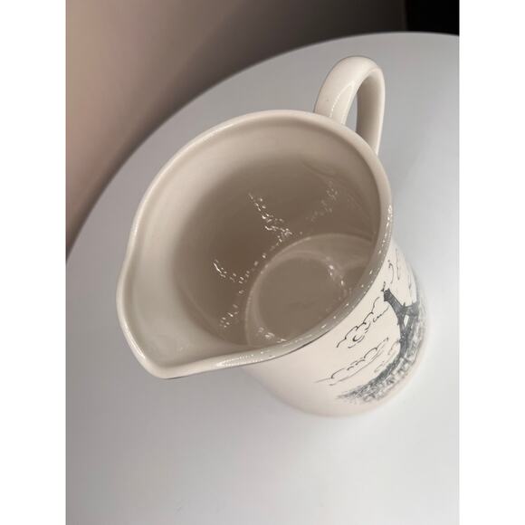 MIKASA Parisian Scenes 64 Oz Pitcher Eiffel Tower Moulin Rouge KT534 - Picture 7 of 7